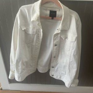 The Limited White Denim Jacket  XXL